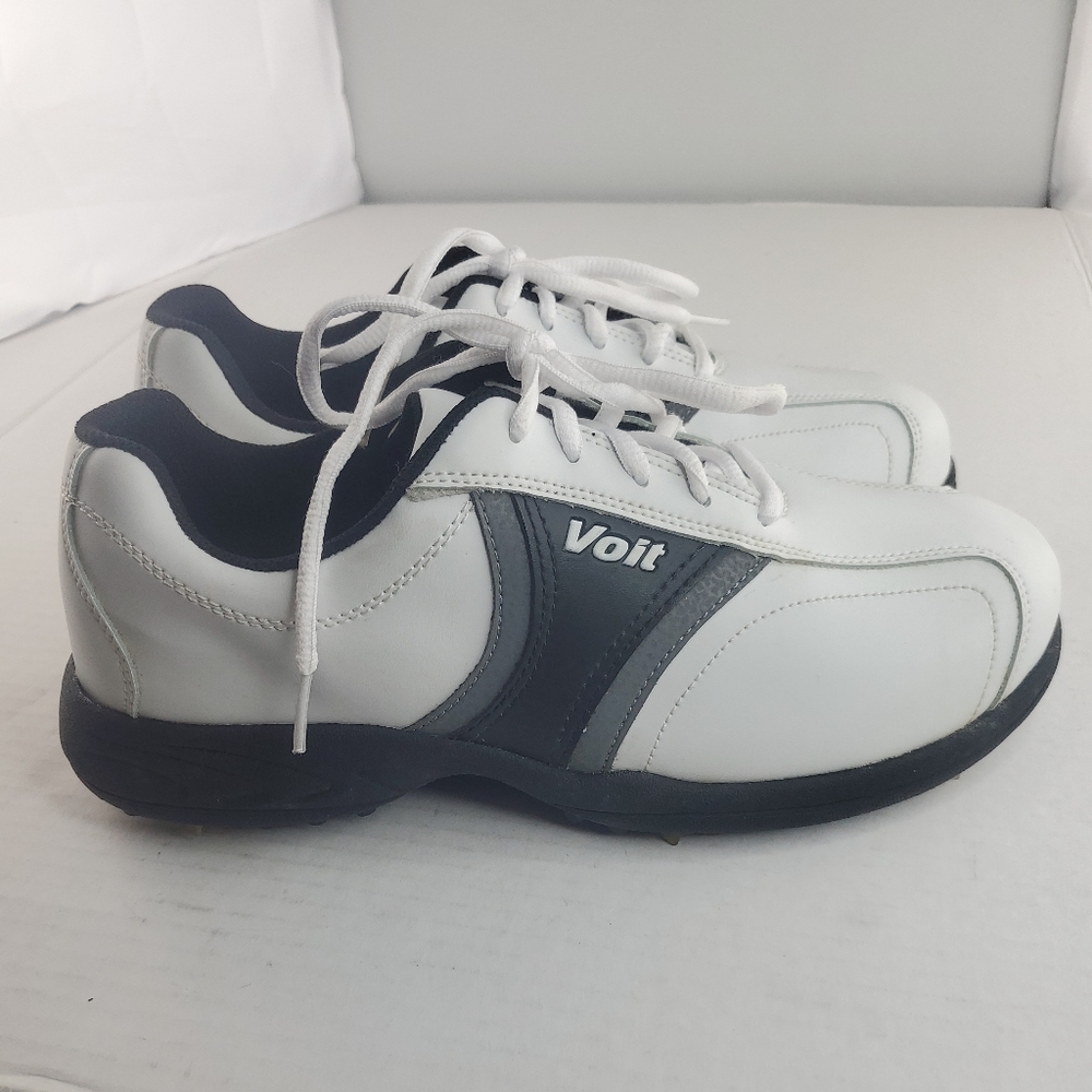 Volt Golf Men's Footwear / Shoes #F81005AV White/Black/Grey Size 8M unused